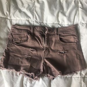 Lavender AE jean shorts